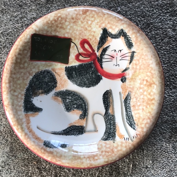 Sakura Christmas Cats desert plates - Picture 2 of 6